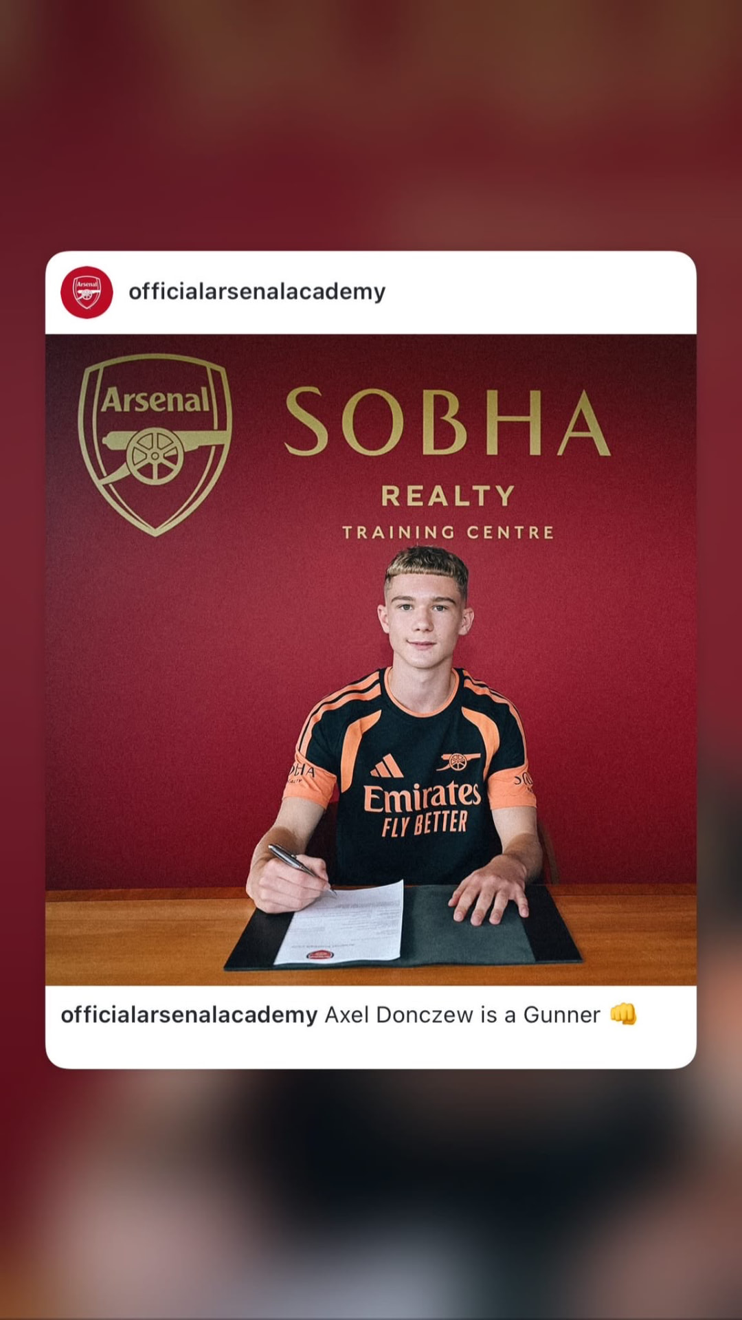 Arsenal signing